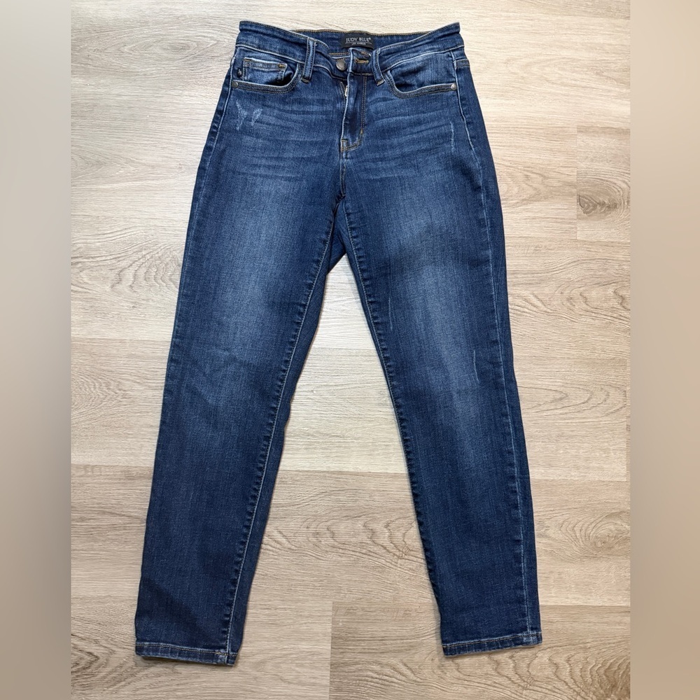 Judy Blue Dark Wash Straight Leg Jeans